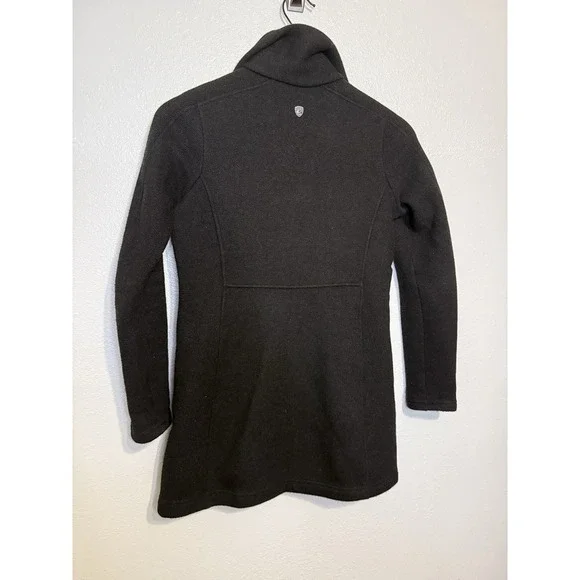 Kuhl Jacket Black Highland Long Full Zip Women's Size XS Outdoor Warm - Picture 10 of 10